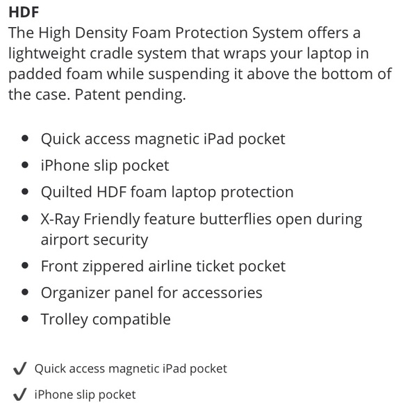 NWOT Brenthaven Elliot Deluxe Brief (Laptop 15.4) - Picture 8 of 8